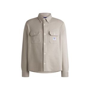 Hugo Boss Mens Waffle Knit Button Up Shirt, NWT